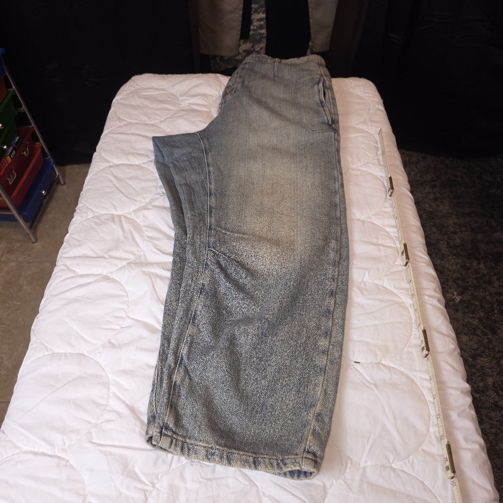 Washed Olive High-Rise Button-Fly Women's Jeans - Picture 16 of 16